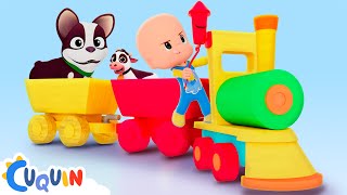 Big & Small Train  Cleo & Cuquin: Educational Videos for Children