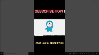 Create Doraemon using python || turtle programming #shorts #code #python