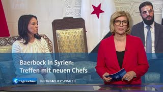 tagesschau in Einfacher Sprache 19:00 Uhr, 03.01.2025