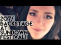 BACKSTAGE AT SUNDOWN FESTIVAL!