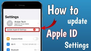 How to update Apple ID Settings iOS 16 // Update Apple ID Settings on iPhone