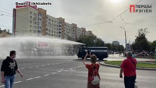 В Бресте водометом разгоняли протест