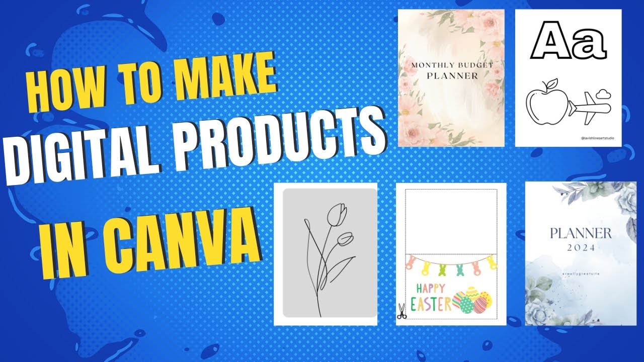 How To Make Your Own Printable Products In Canva Youtube