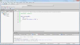 Lesson 7.4 : More about the printf function and an introduction to placeholders