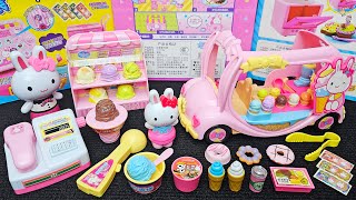 Pink Rabbit Ice Cream Store  - Satisfying with Unboxing Mini Toys Collection ASMR  #A75