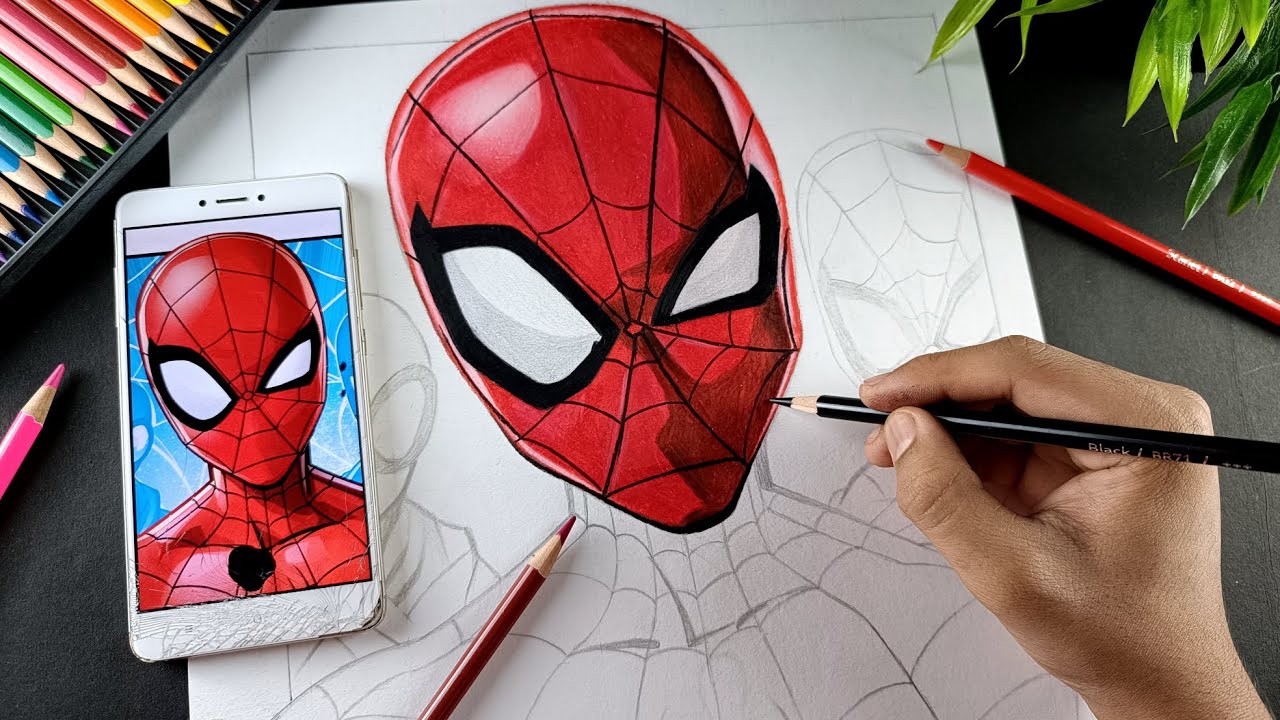 Spider Man Drawing Step By Step Drawing Tutorial Youtube Spider Man Drawing Step By Step Drawing Tutorial Youtube