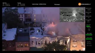 FDNY Drone Deployed in Brooklyn 3-alarm fire 10-23-17