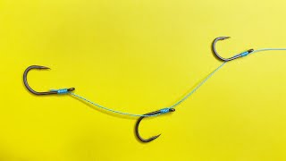 how to tie a hook without a knot / knotless method