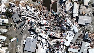 Hurricane Ian, Lee County, Fort Myers Area Raw Drone Extensive Damage Survey - 10/1/2022