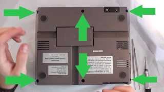 NES Nintendo Console Repair, 72 pin fix, complete tear down,