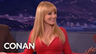 Melissa Rauch Posed As A Kid To Get Cheap Movie Tickets - CONAN on TBS