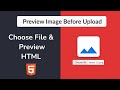 How to Preview an Image using JavaScript