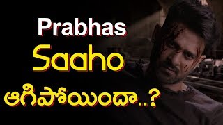 Prabhas Saaho Movie Stopped..? | Shraddha kapoor | Sujith | Social post