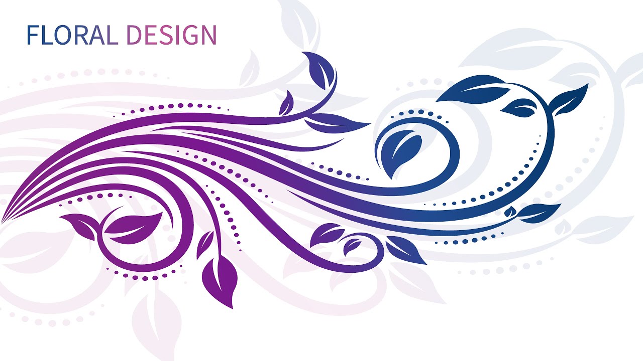 How To Draw Floral Vector Illustrator