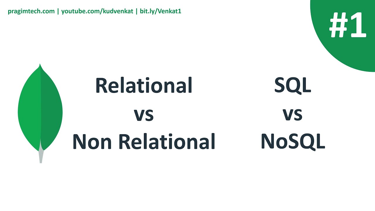 Sql Vs NoSql | Relational And Non Relational Databases - YouTube