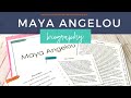 Fluency & Comprehension Biography - Maya Angelou