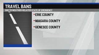 Travel bans and road closures