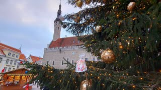 Новогодняя Эстония 2021.Рождественский Таллинн,гуляем по Ратуше.New Year's Estonia.Christmas Tallinn