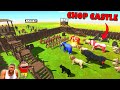 CHOP and SHINCHAN CASTLE vs AMAAN-T ARMY in Animal Revolt Battle Simulator | AMAAN-T GAMING