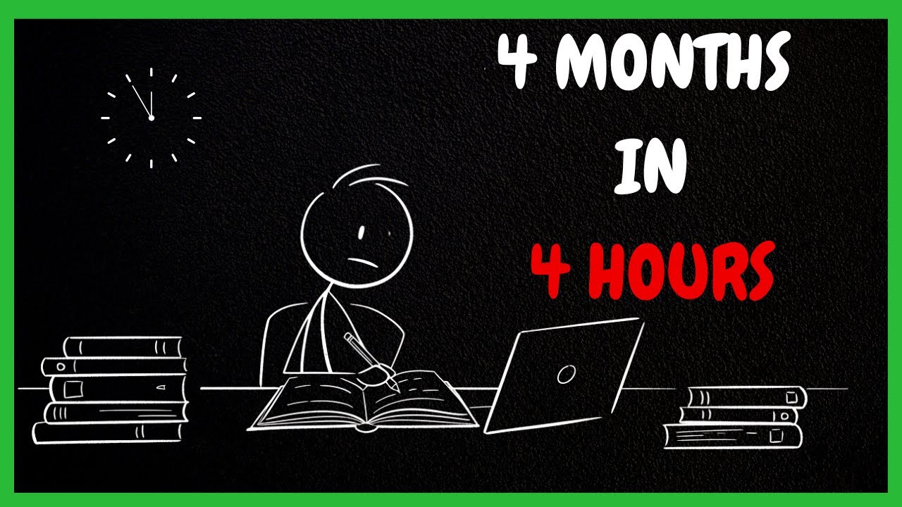 Learn How To Cram 4 Months Of Study In 4 Hours Before It S Too Late