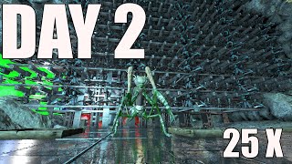 We Spent 40 Hours On A 25x Server - Upgrading Our Insane Water Cave! | Ark PvP