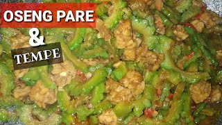 Resep membuat Oseng pare campur tempe No pait