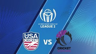 ICC Men's Cricket World Cup League 2 2019- USA vs SCOTLAND