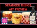 STRANGER THINGS X BATH & BODY WORKS APP PREVIEW  🍕🧇🍨☕ PLUS NEW HALLOWEEN #bathandbodyworks