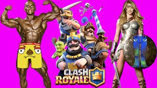 NOOBS PLAY CLASH ROYALE FROM START LIVE