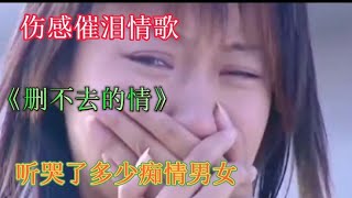 伤感催泪情歌《删不去的情》句句扎心现实，听哭了多少痴情男女。【雨花石】