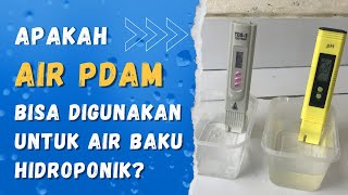 Apakah Air PDAM bisa digunakan sebagai air baku nutrisi hidroponik?