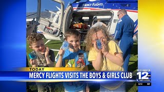 Mercy Flights visits the Boys \u0026 Girls Club