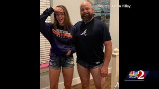 Orlando father wears 'short shorts' to teach daughter dress code lesson