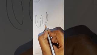 How to draw Trishul #drawing #trending #shivling #art