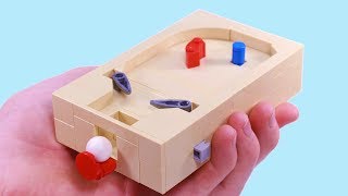 How to build a mini Lego pinball machine that works!