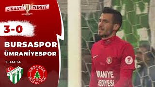 Bursaspor 3-0 Ümraniyespor Maç Özeti (Ziraat Türkiye Kupası G Grubu 2.Hafta) 15.12.2016