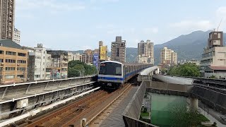 臺北捷運132車次C301型電聯車(037/038)奇岩站進站 | 2023.4.8 | Taipei Metro | 粘粘的鐵道攝影