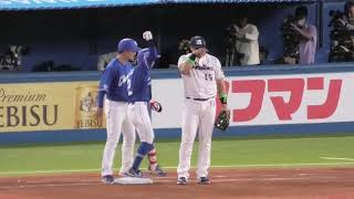 -2024.03.29-【NPB】１回表 田中幹也 プロ初ヒットは2024チーム初安打！左翼竜党からも大声援！ 中日ドラゴンズ（vs東京ヤクルト）