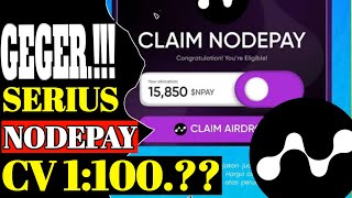 BIG NEWS AIRDROP NODEPAY.!! SERIUS CV 1:100..AUTO JEPEH🚀🚀