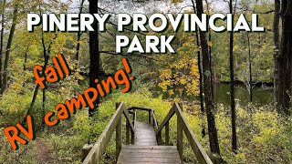 Fall RV Camping at Pinery Provincial Park