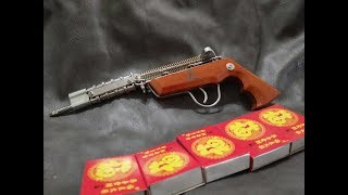 厉害了！我还不知道小时候有这么威猛的玩具，Match Gun shooting