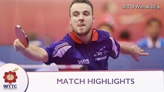 2016 World Championships Highlights: Mattias Karlsson vs Simon Gauzy