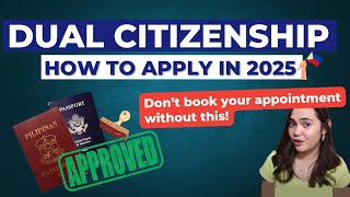 Philippine Dual Citizenship Guide 2025: Step-by-step Guide - Don't miss this step!