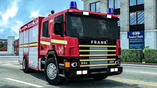 Fire Truck Frank, Sergeant Lucas the Police Car, Ambulance Change Tyres - ex-cop villain