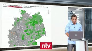 Aktuelle Zahlen zur Corona-Krise - Im Ruhrgebiet ballen sich orangefarbene Punkte | ntv