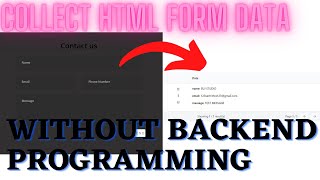 How to gather data from HTML form | Create HTML Submission form