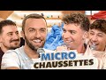 Léon Marchand et Squeezie en chaussettes (ft Freddy Gladieux & Oscar) - Micro Chaussettes #2