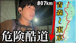 (12)【徒歩旅】青森駅から東京駅まで歩いて目指す | 807kmの一人旅 / 14日目・東根〜仙台【蒸発紀行Season2】