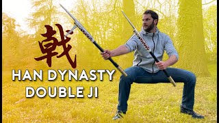 Han Dynasty Double Ji 戟 in action!