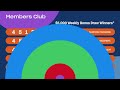 winners circle weekly bonus draw 1419 the lott